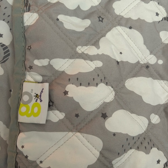 Cloud Pattern Baby Bunting Set - Picture 2 of 3